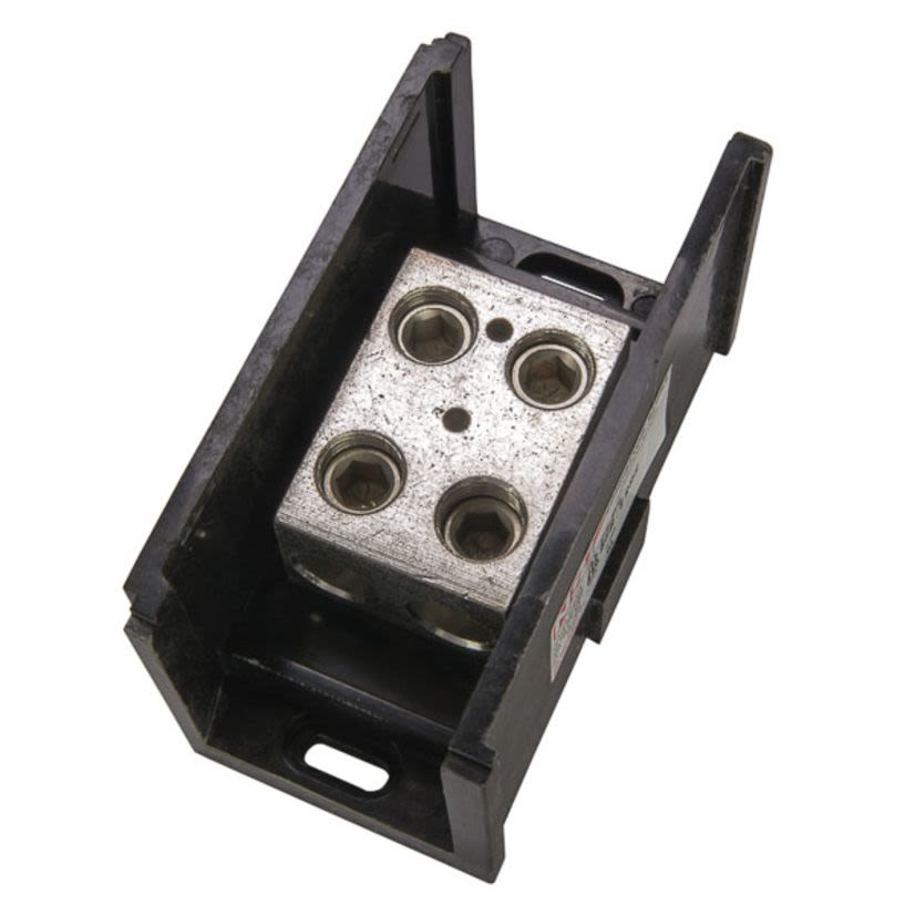 NSi Connector Bloks™ AL-P2-P2 Splicer/Reducer Power Distribution Block, 600 VAC, 620 A, 1 Poles, 6 AWG to 350 kcmil Wire, Aluminum